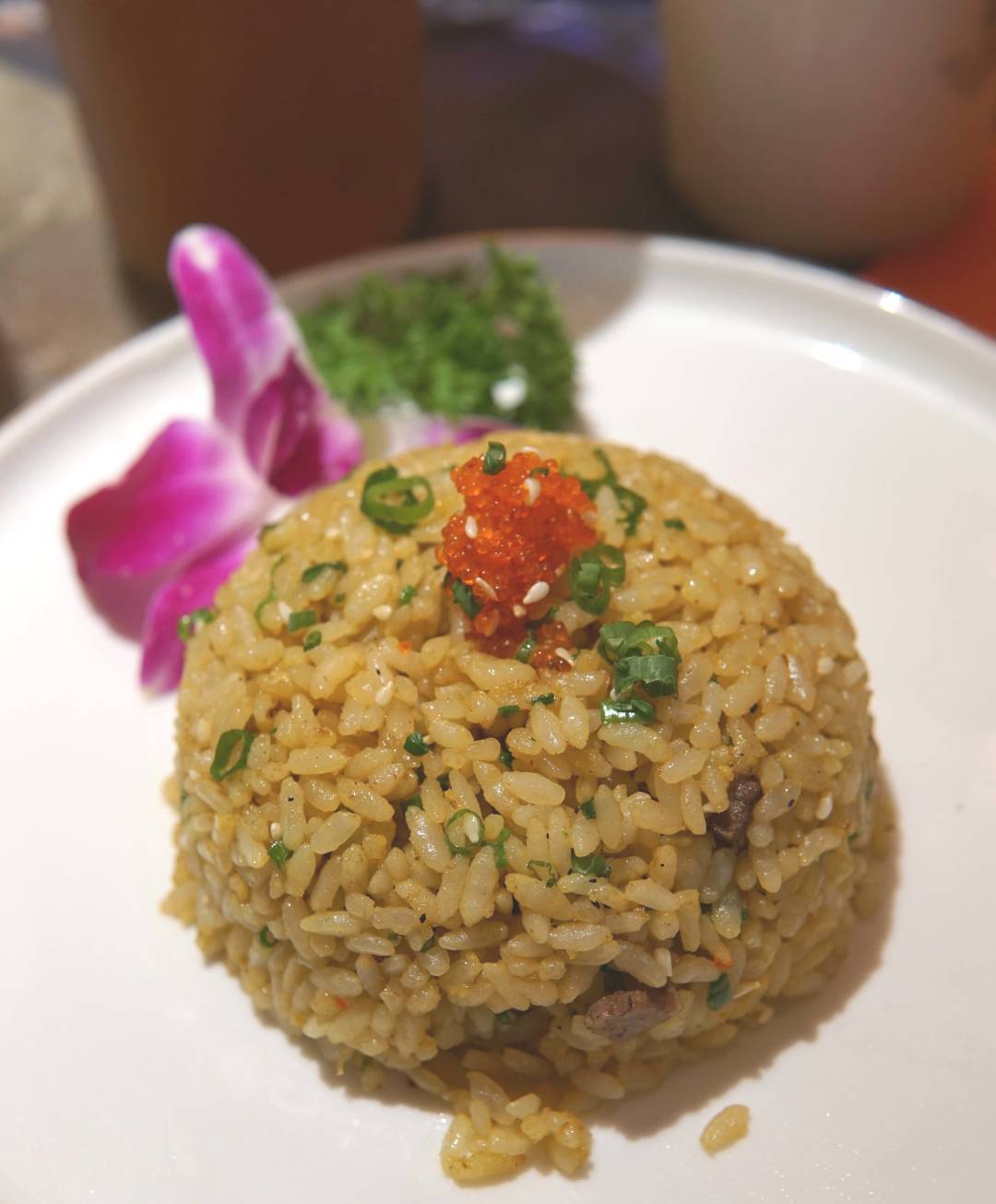 日式牛肉炒饭,米粒大小适中